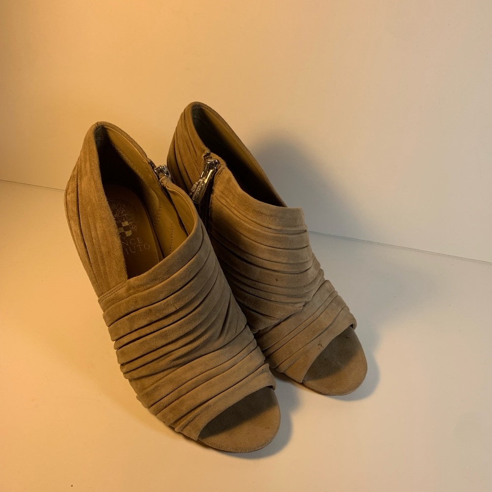 Vince Camuto Peep Toe Stiletto Booties size 6 1/2 M